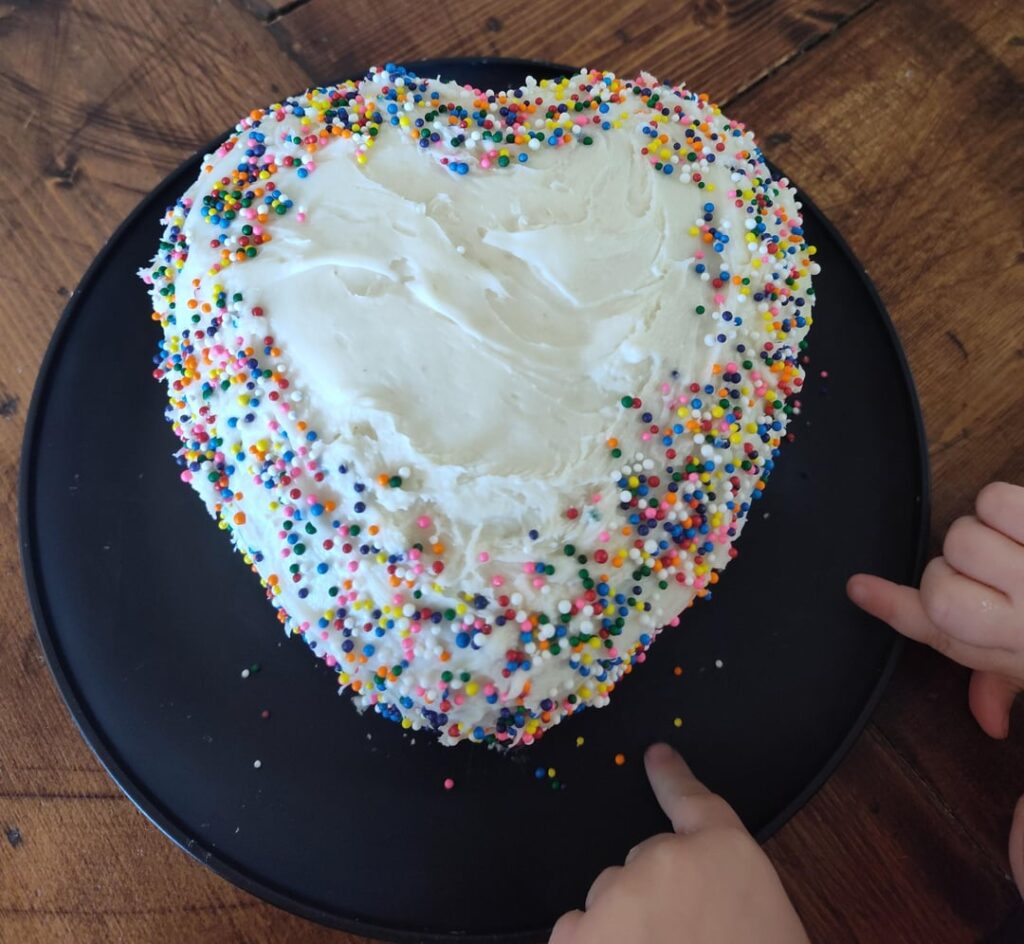 My daughter said she wanted cake this morning. How could I say no?