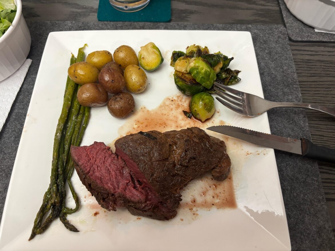 First steaks the same night I got it