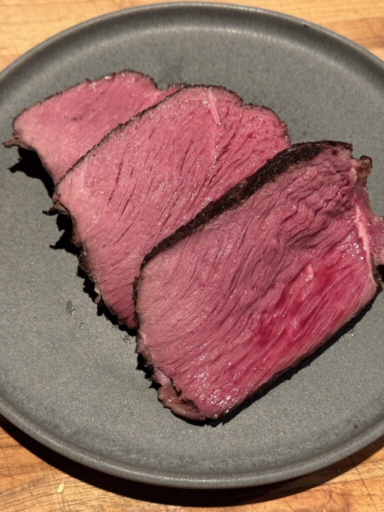 Bison Chuck turned out amazing! 4.5lbs, 28 hours, 133F