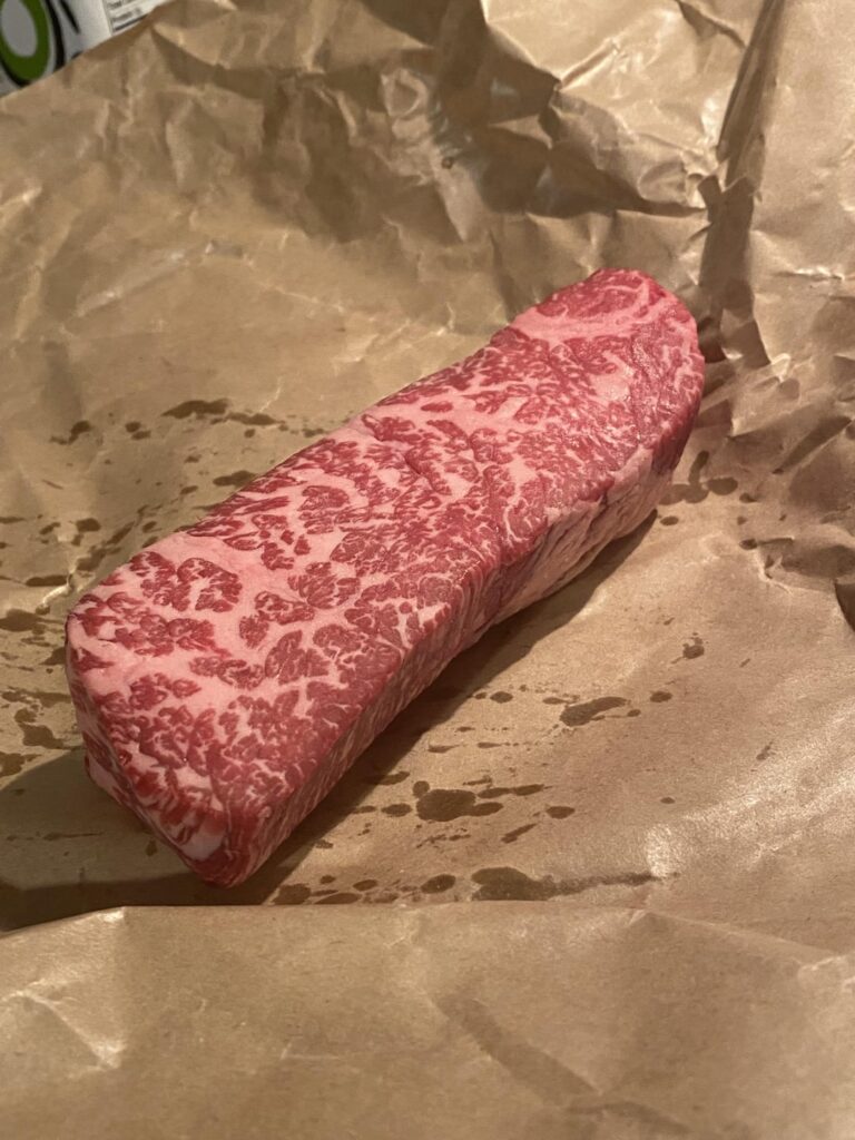 Cooked myself a denver steak from the local butcher shop for dinner