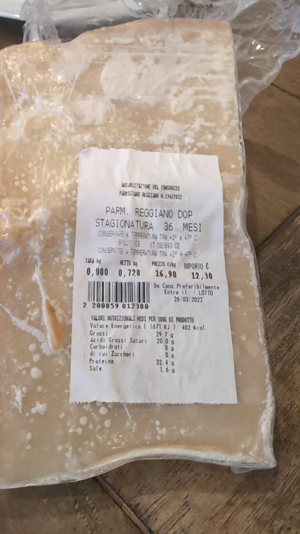 Italian Reggiano forgotten in the drive for 2 years. Odds still good?