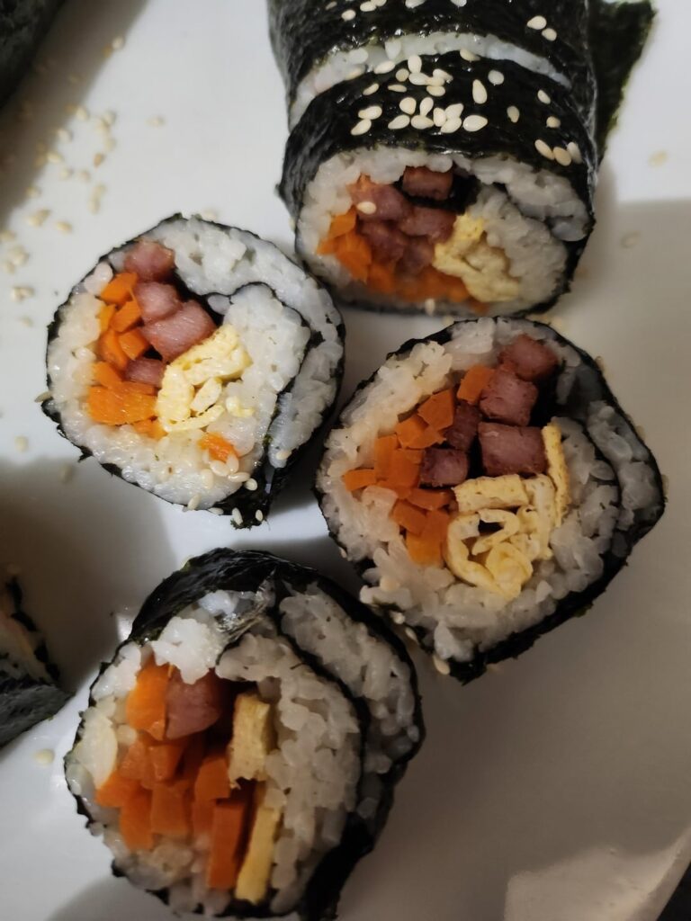 First time making 김밥!