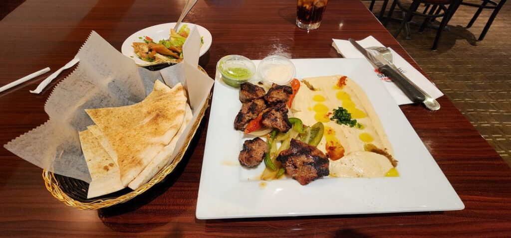 Halp estmating the calories in this lamb shish kebab?
