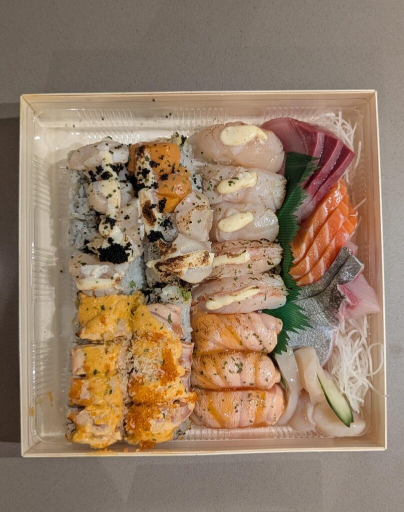 Best sushi takeout I've ever had.