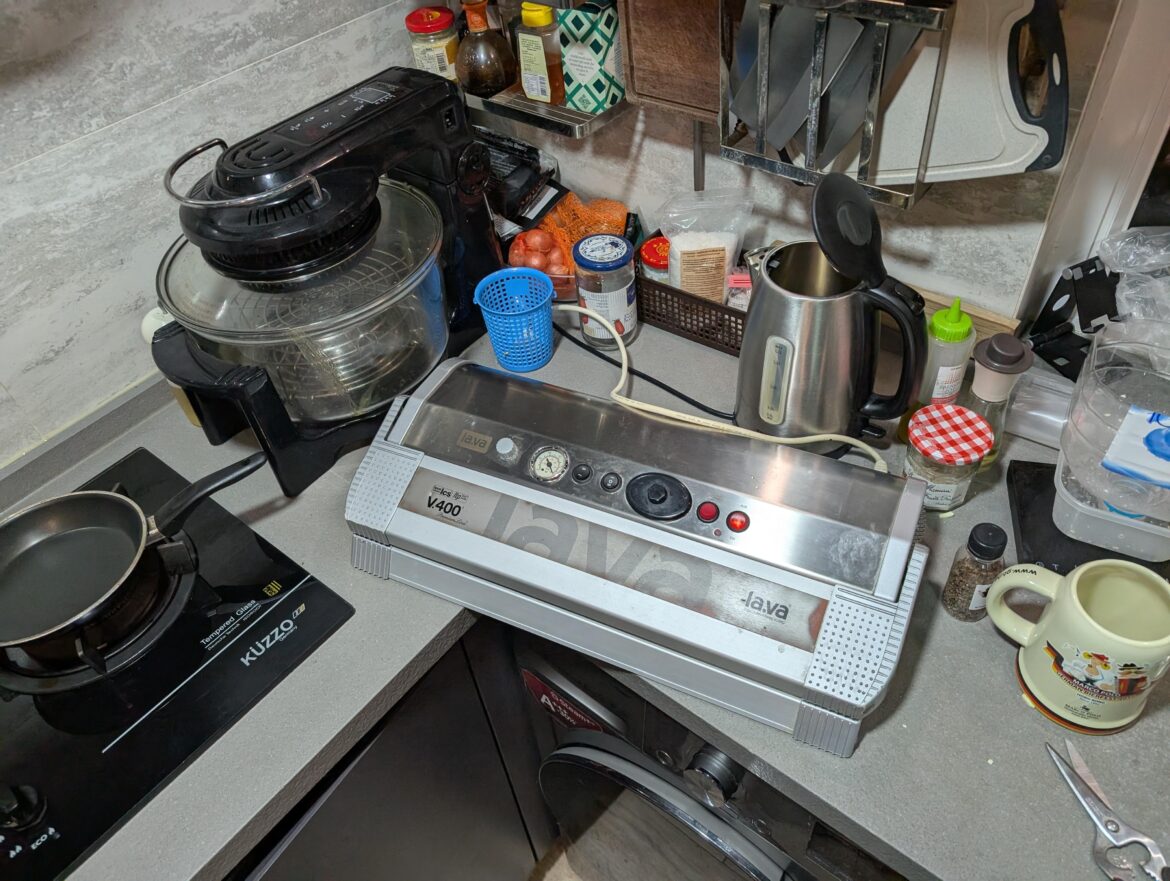 Just acquired a modest upgrade to my vacuum sealing set up.