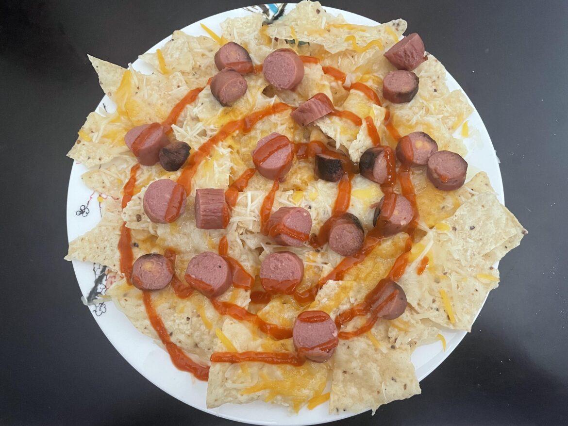 Maybe you’ve been down…but have you ever been leftover hotdogs bottom of the chips bag with cheese “nachos” down?