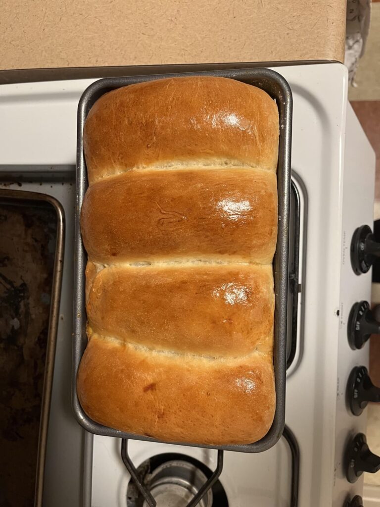 My glossy and fluffy Japanese milk bread!!