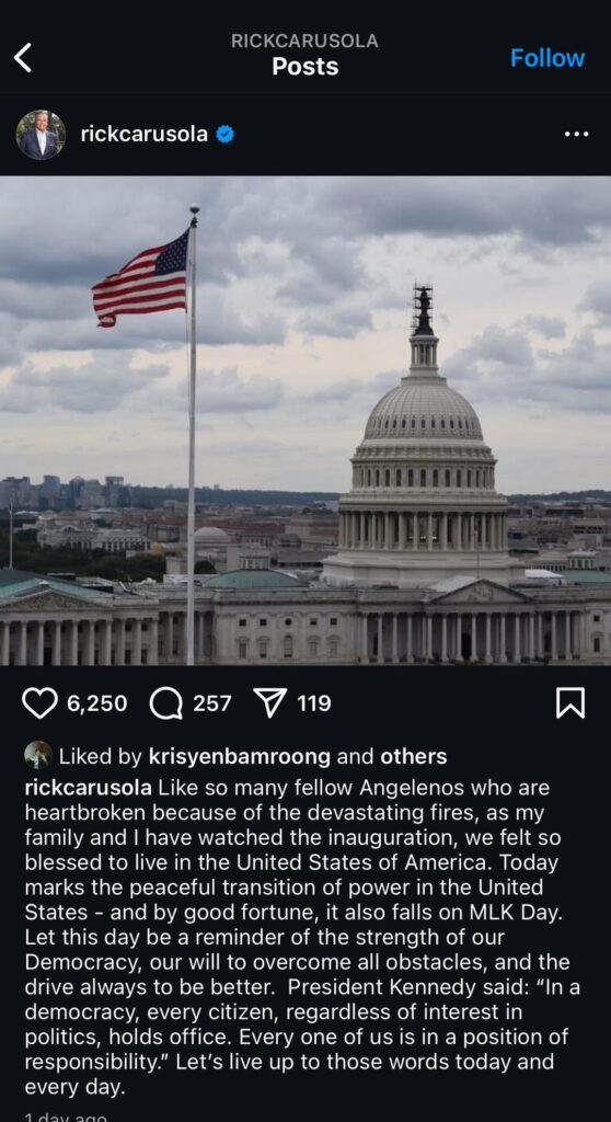 Owner of Night + Market is republican trash. Owns a restaurant in Weho and is MAGA. This Santa Monica fascist lives in a $7 million dollar house.