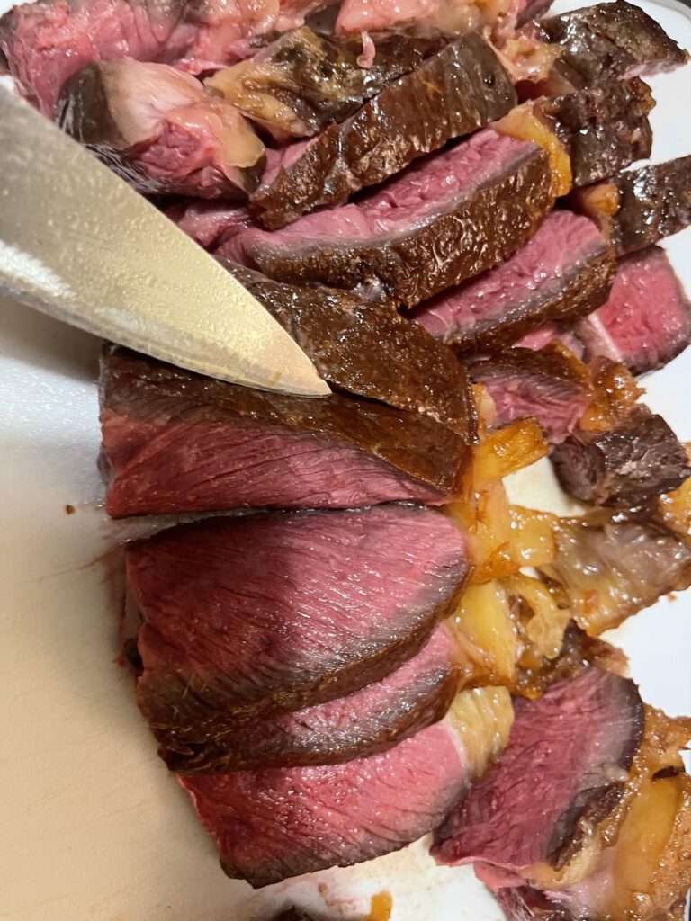 Would you do this steak any differently? My mother cooked hers some more after I served it up.