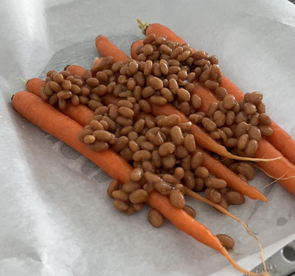 My sisters been trying to eat more veggies (and learn to cook)