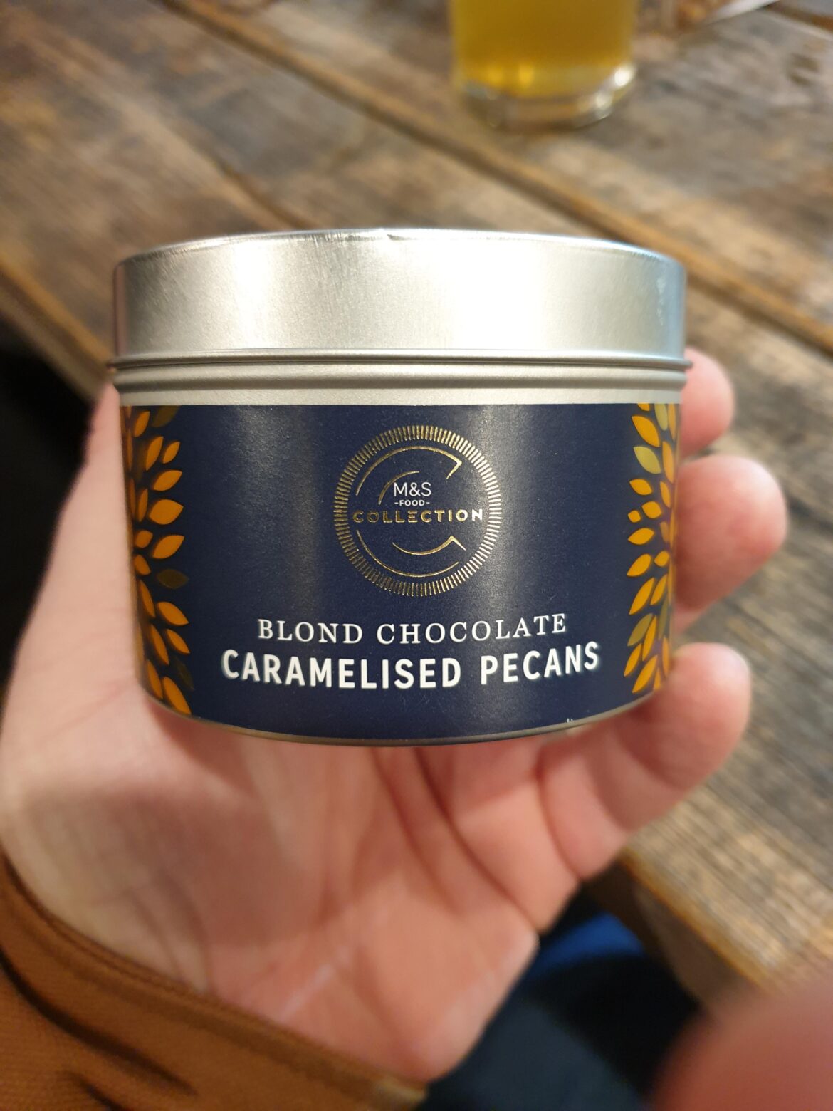 M&S Blond Chocolate Caramalised Pecans