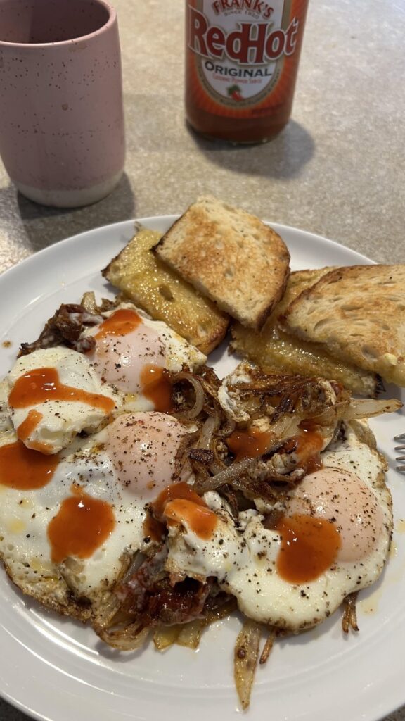 Another day, another onion for breakfast