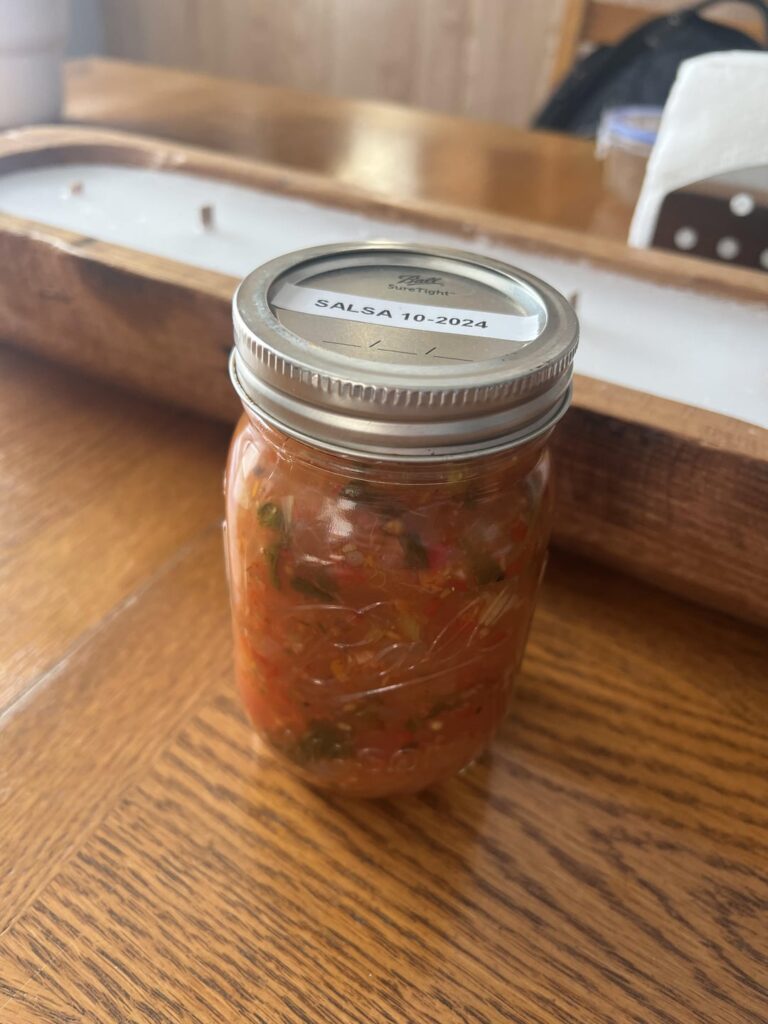 My coworker made spicy salsa using Carolina reapers