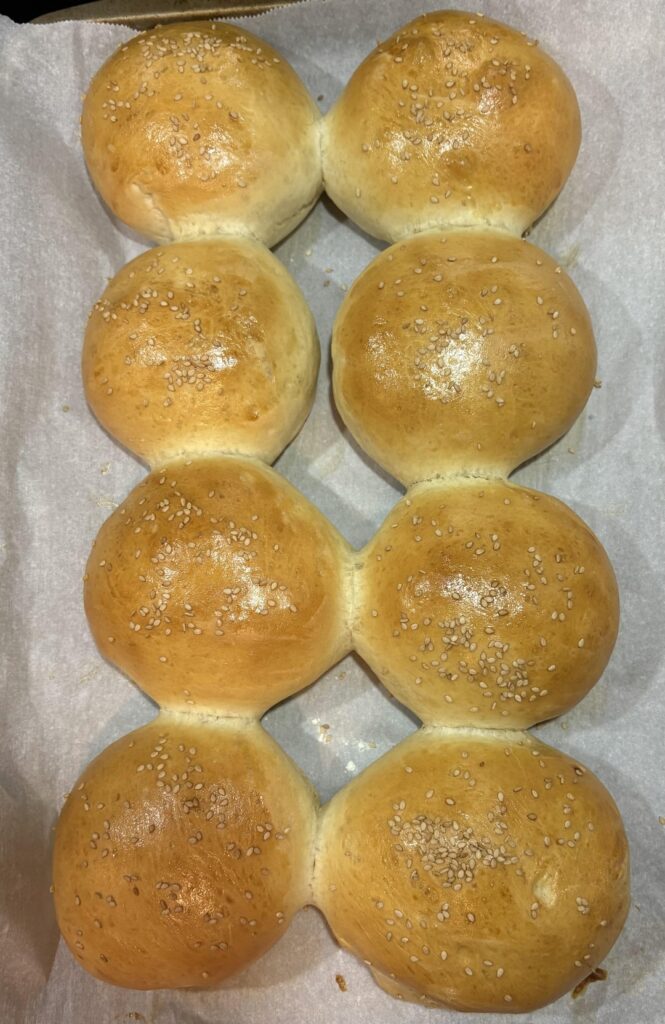 First time making burger buns