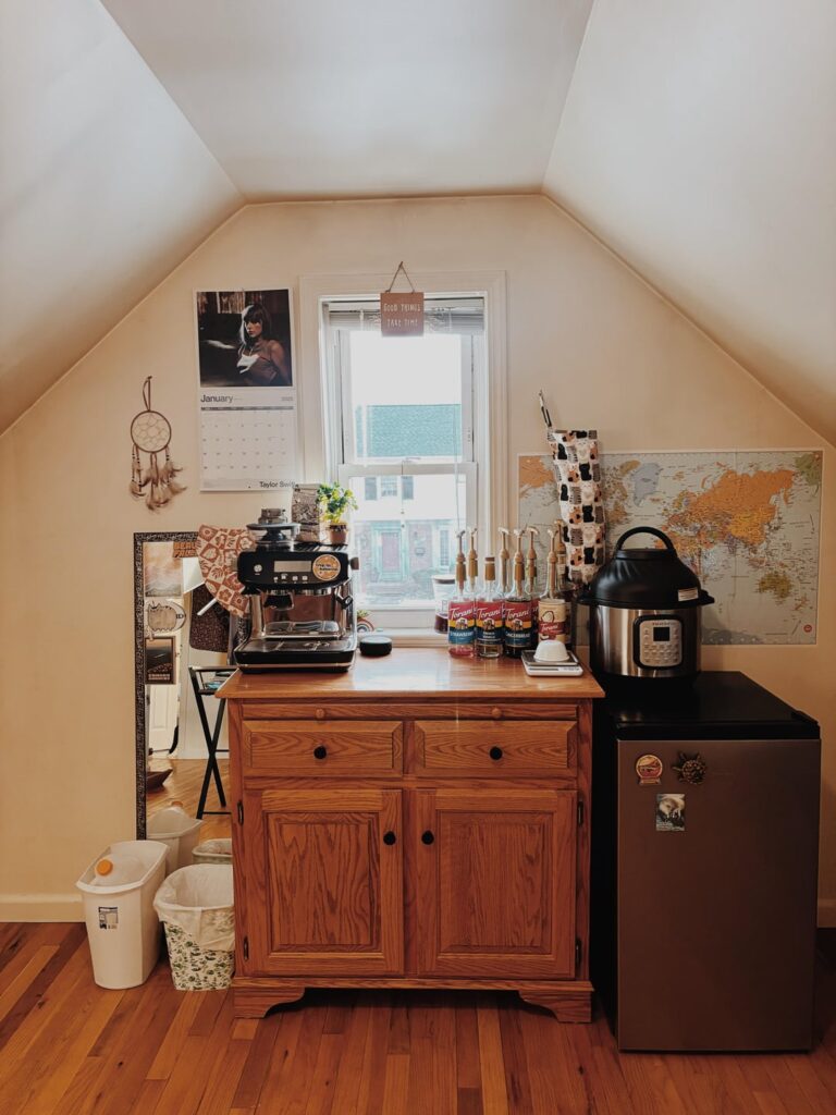 My fav thing about my coffee station is the little bits of ~me~ that shine through