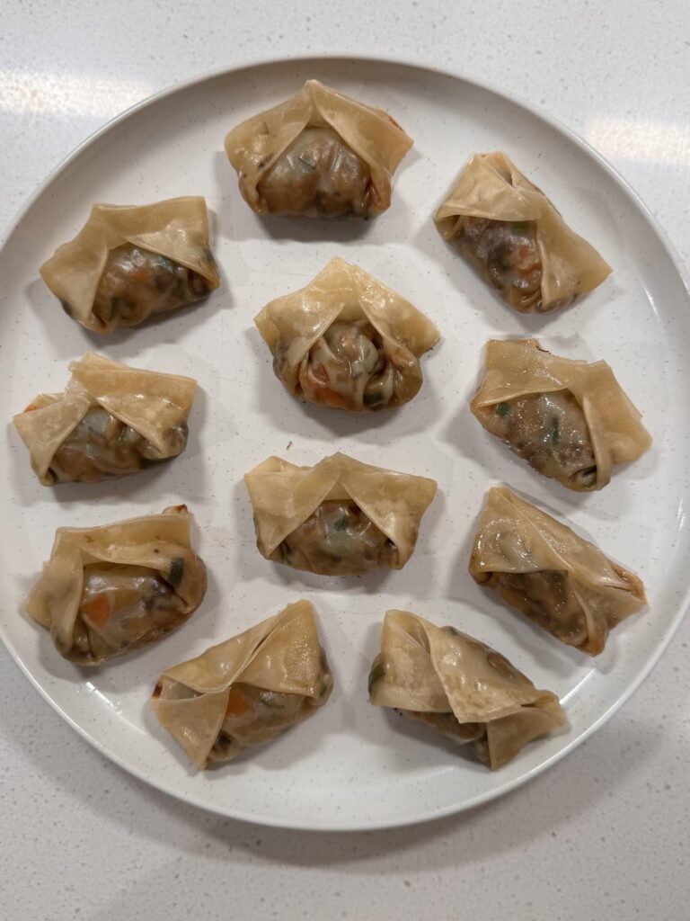 Veggie potstickers