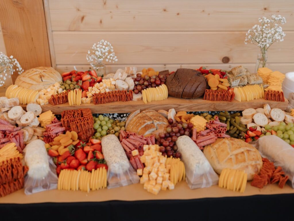 A couple different angles of the board my aunt did for our wedding recently