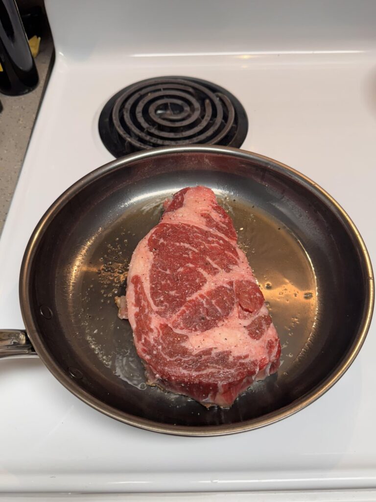 Cooked my first steak last night - how did I do?