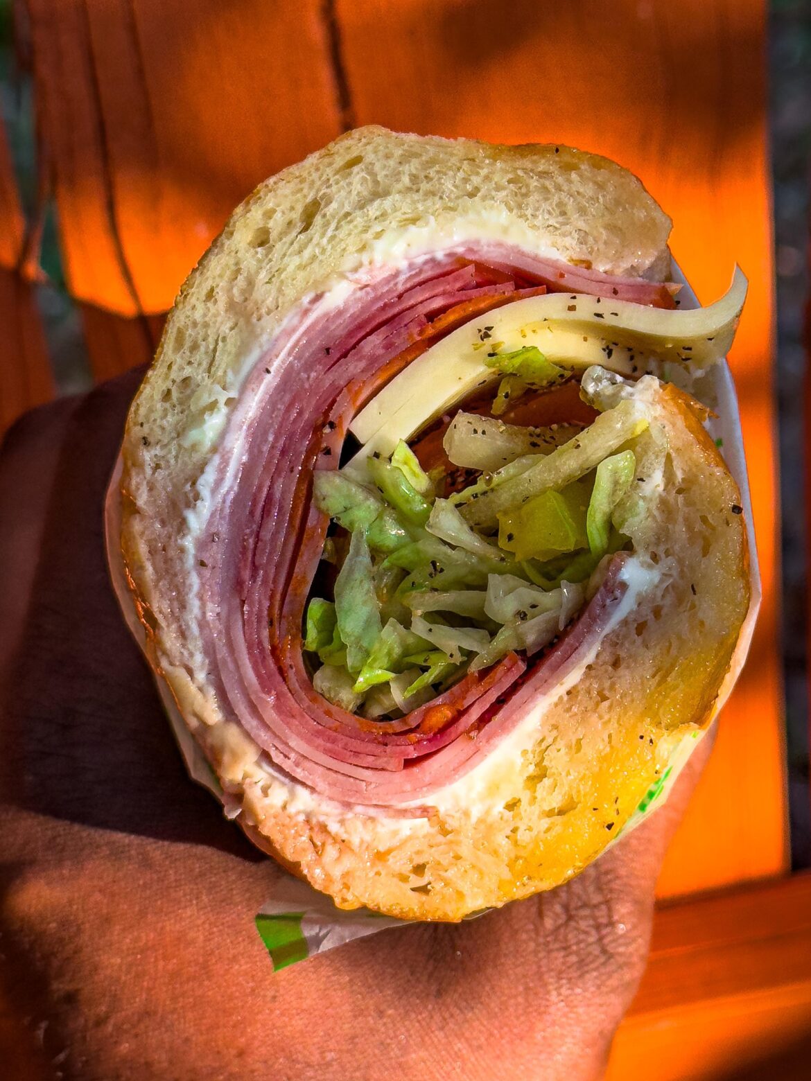 My first Publix sub! Italian with the works.