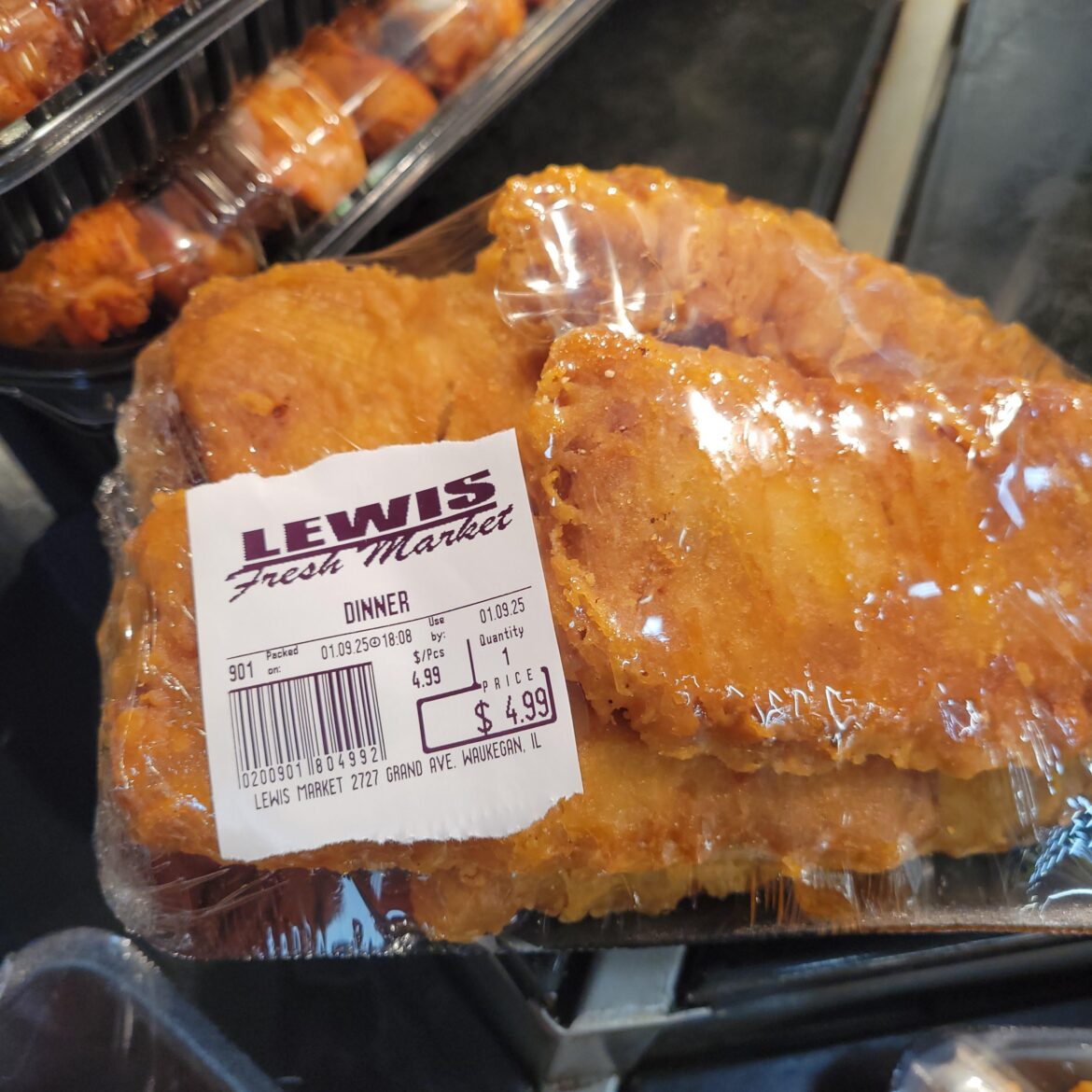 i have no idea what these are besides that they're huge slabs of something only called "dinner"