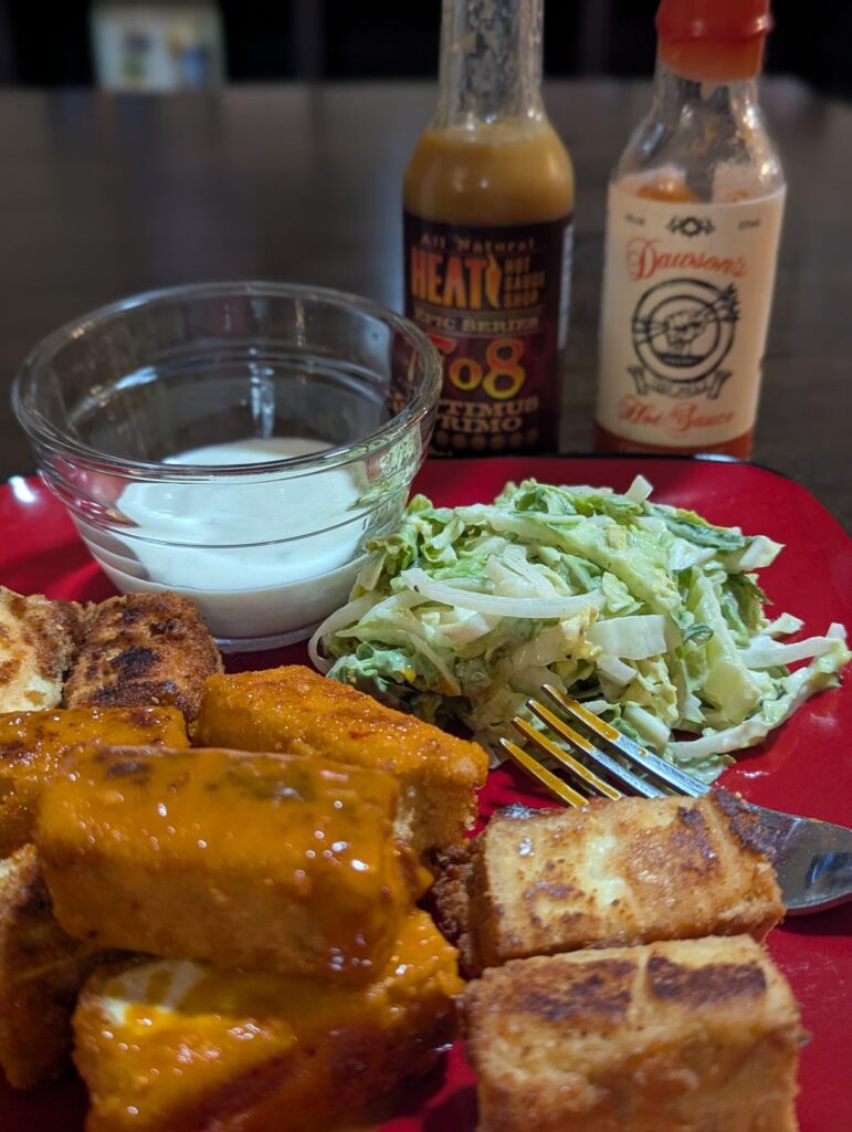 Buffalo Tofu Nuggets