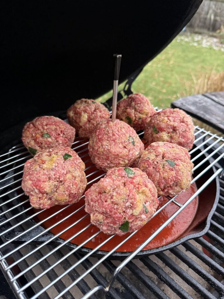 Over the top meatballs