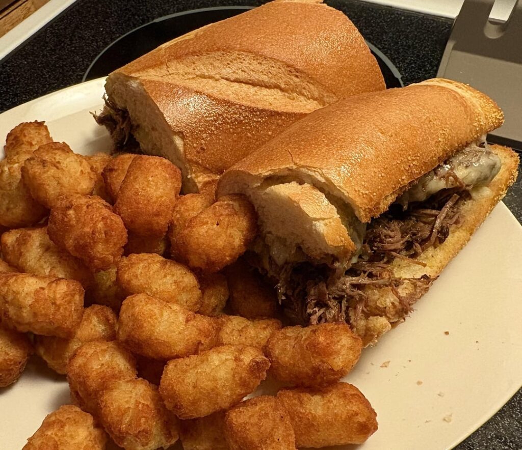 Made these delicious French Dip Sammies (so flavorful!)