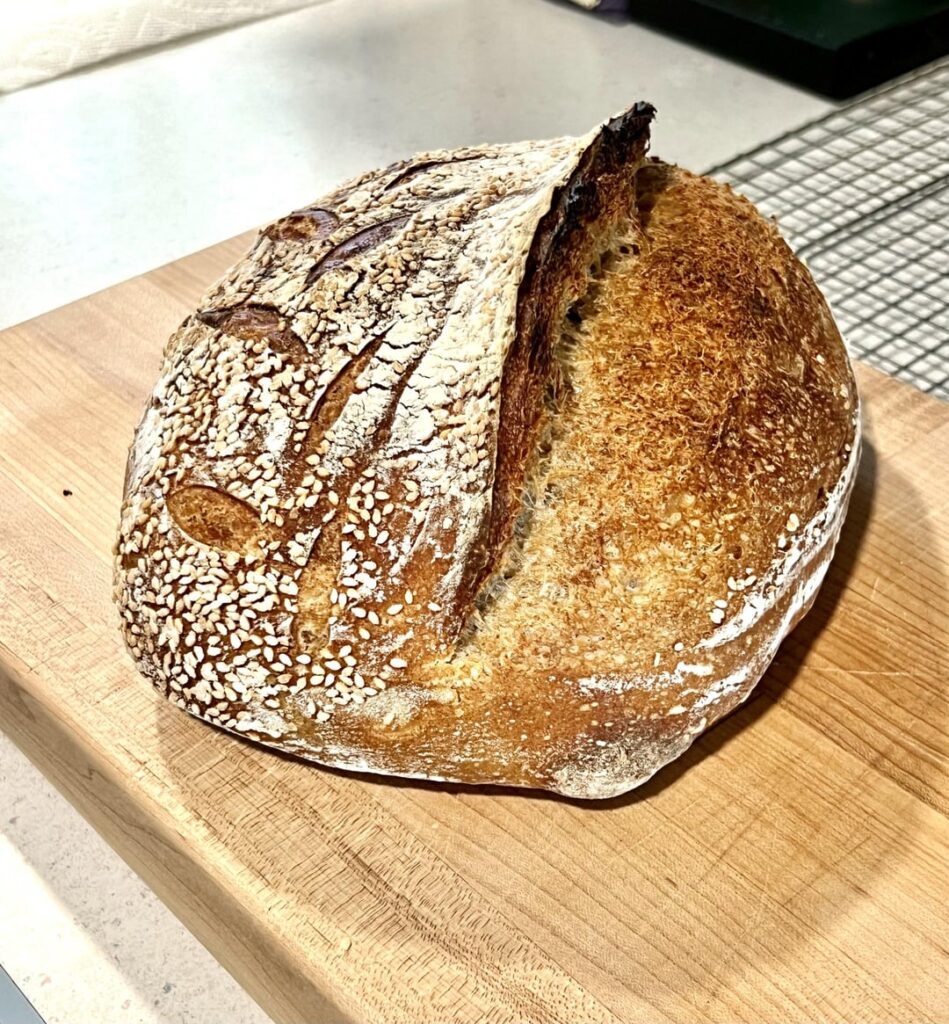 First try using a mixture of rye flour