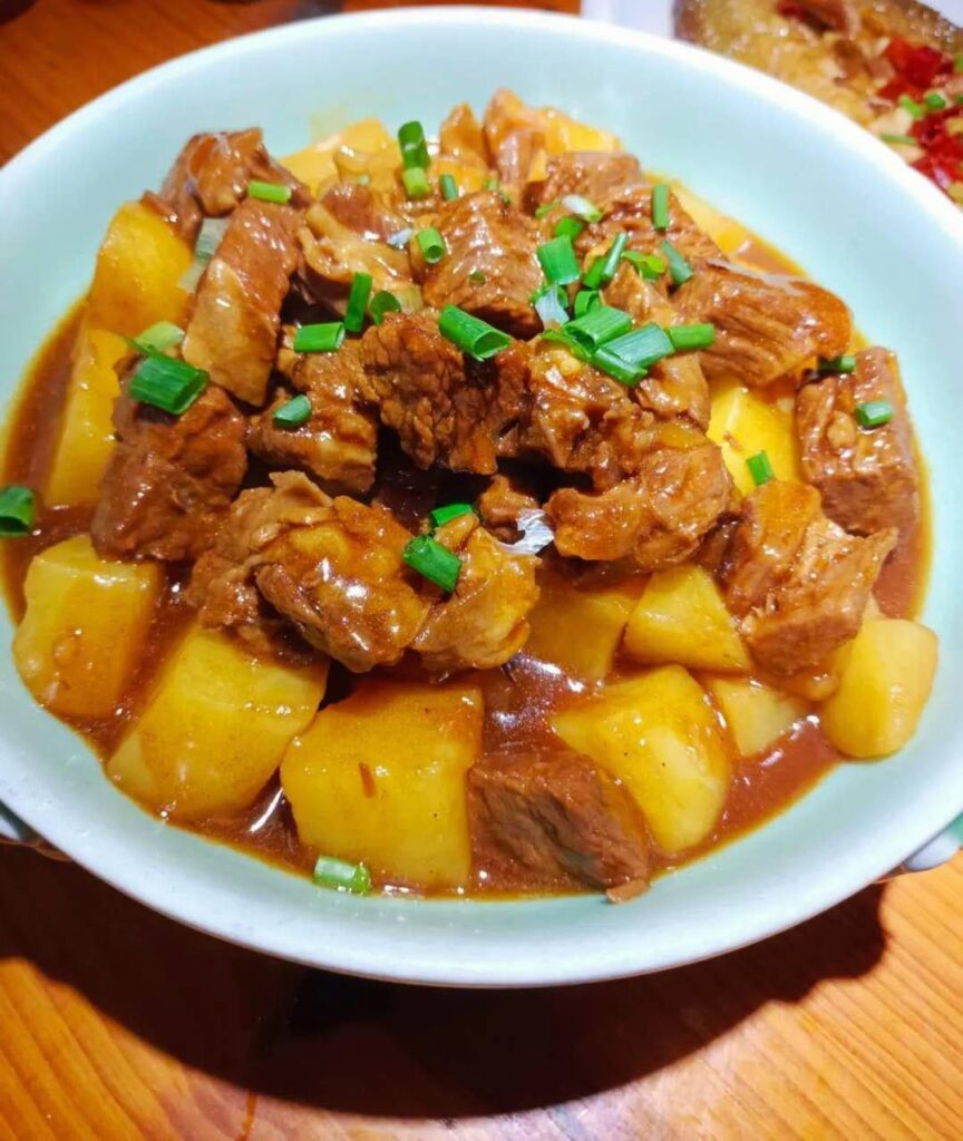 beef stewed with potato
