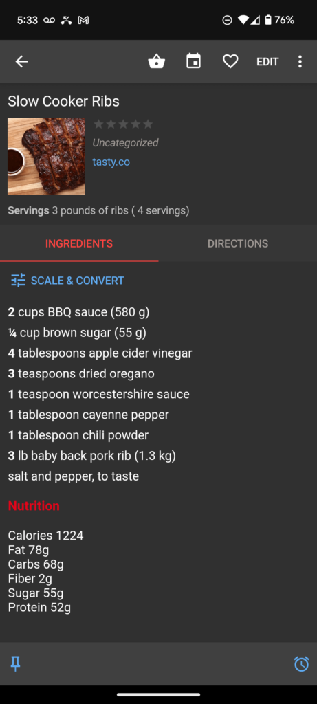 Recipe modifications for ribs Recipe modifications for ribs