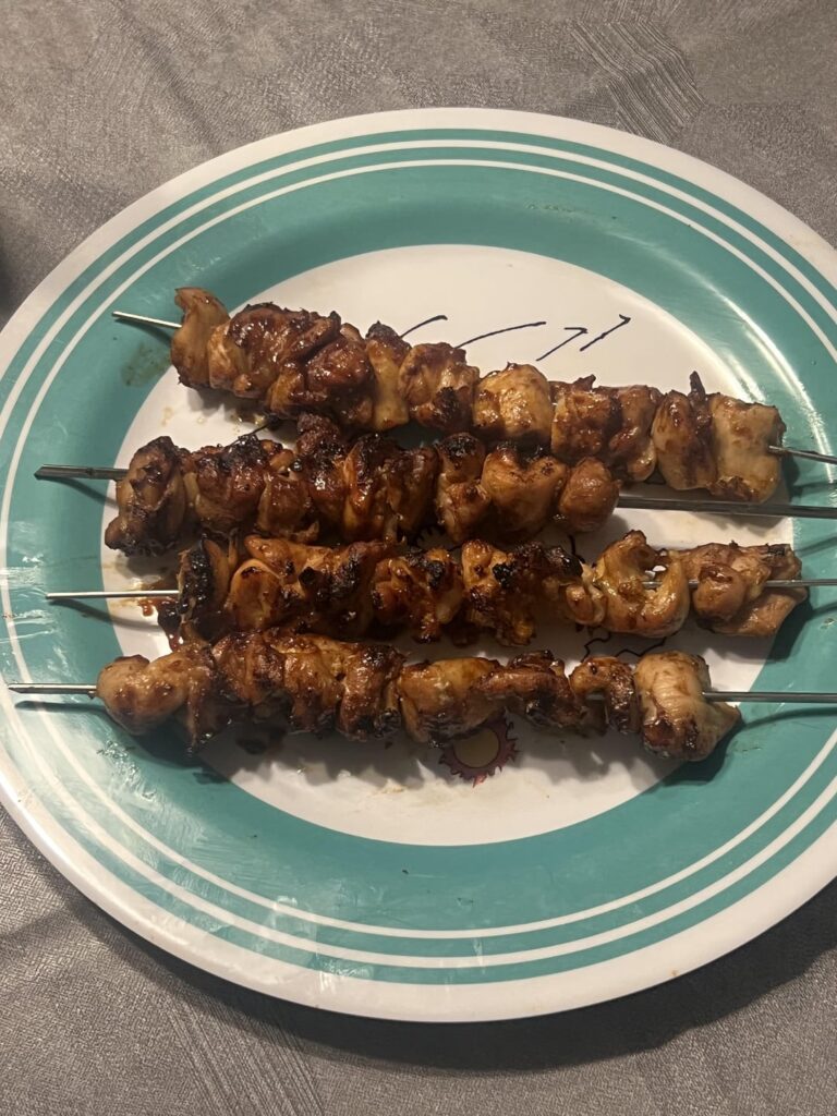 BBQ Chicken Kabobs