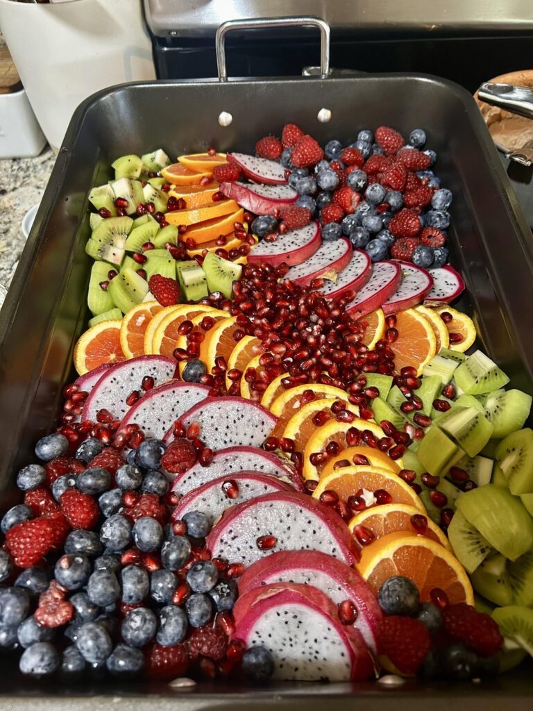 Do fruit trays count? I made a "Vitamin C" board for a baby shower 🧡
