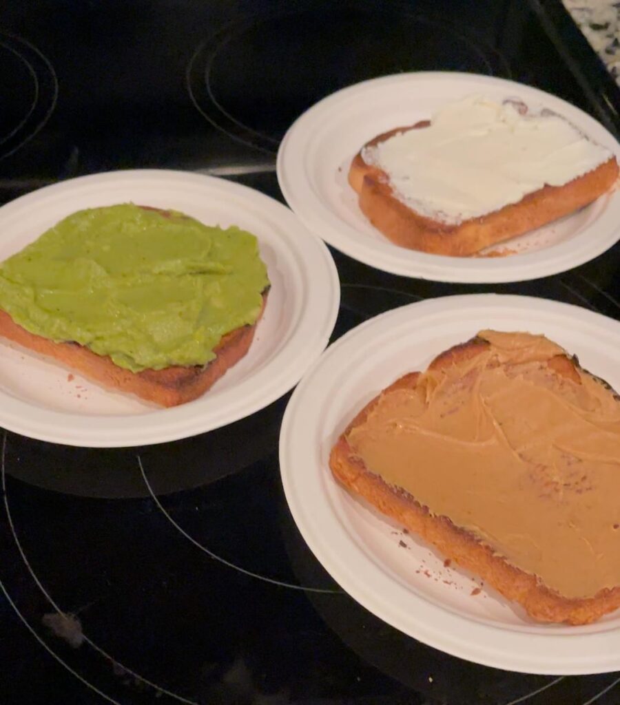 I made a toast flight