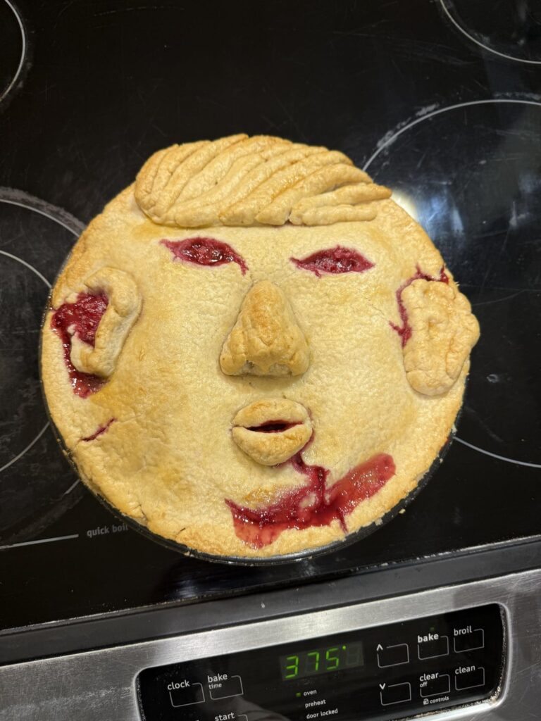 I made a raspberry pie