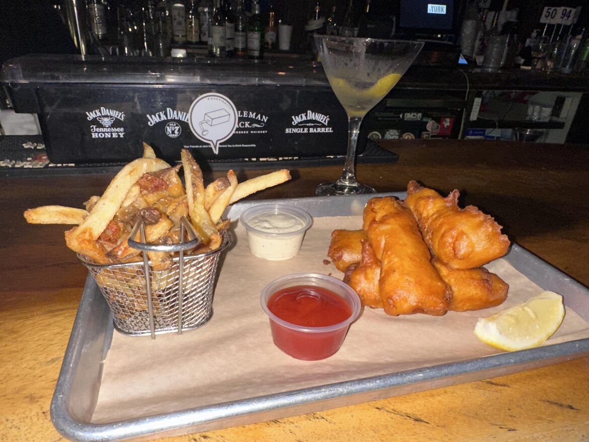 Last Martini and Fish & Chips at The York on York (R.I.P.)