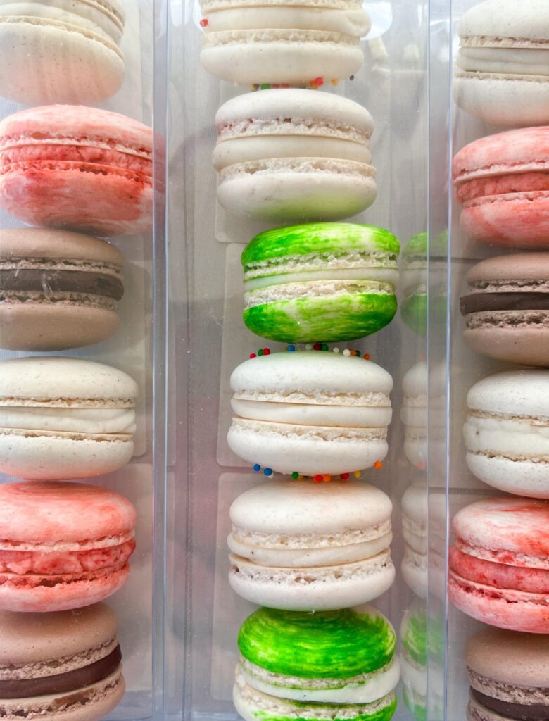 Macarons at the farmer’s market today were a hit!