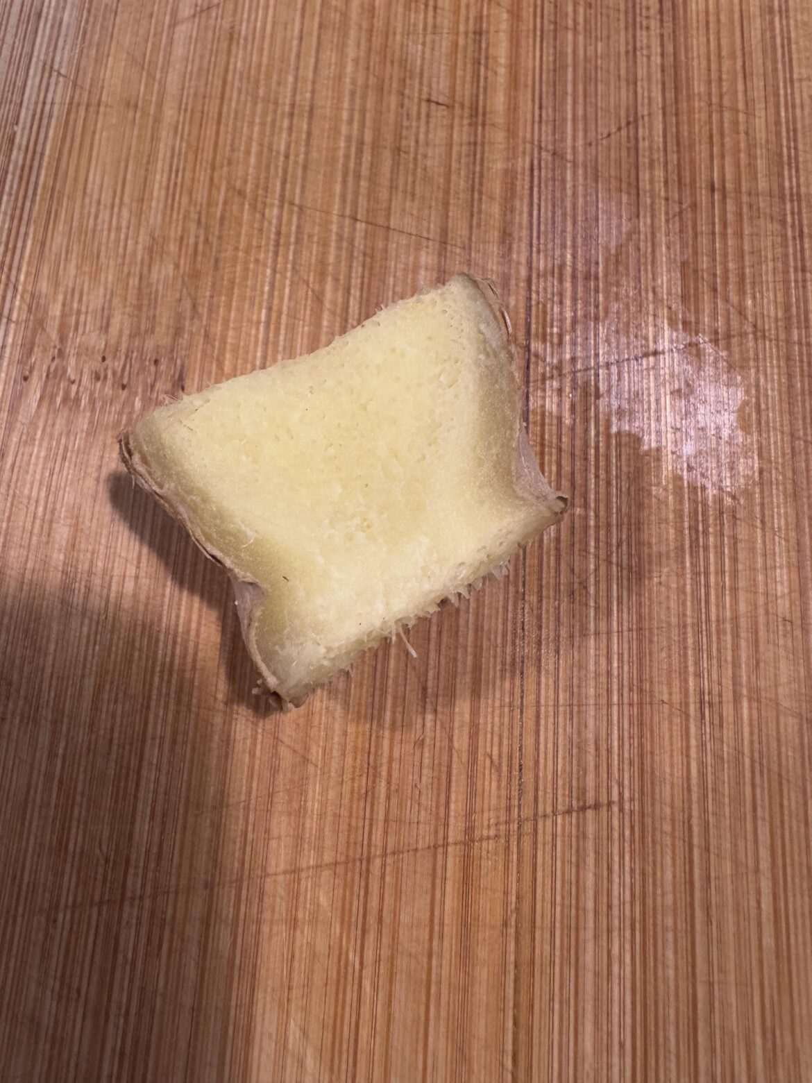 Already peeled ginger?