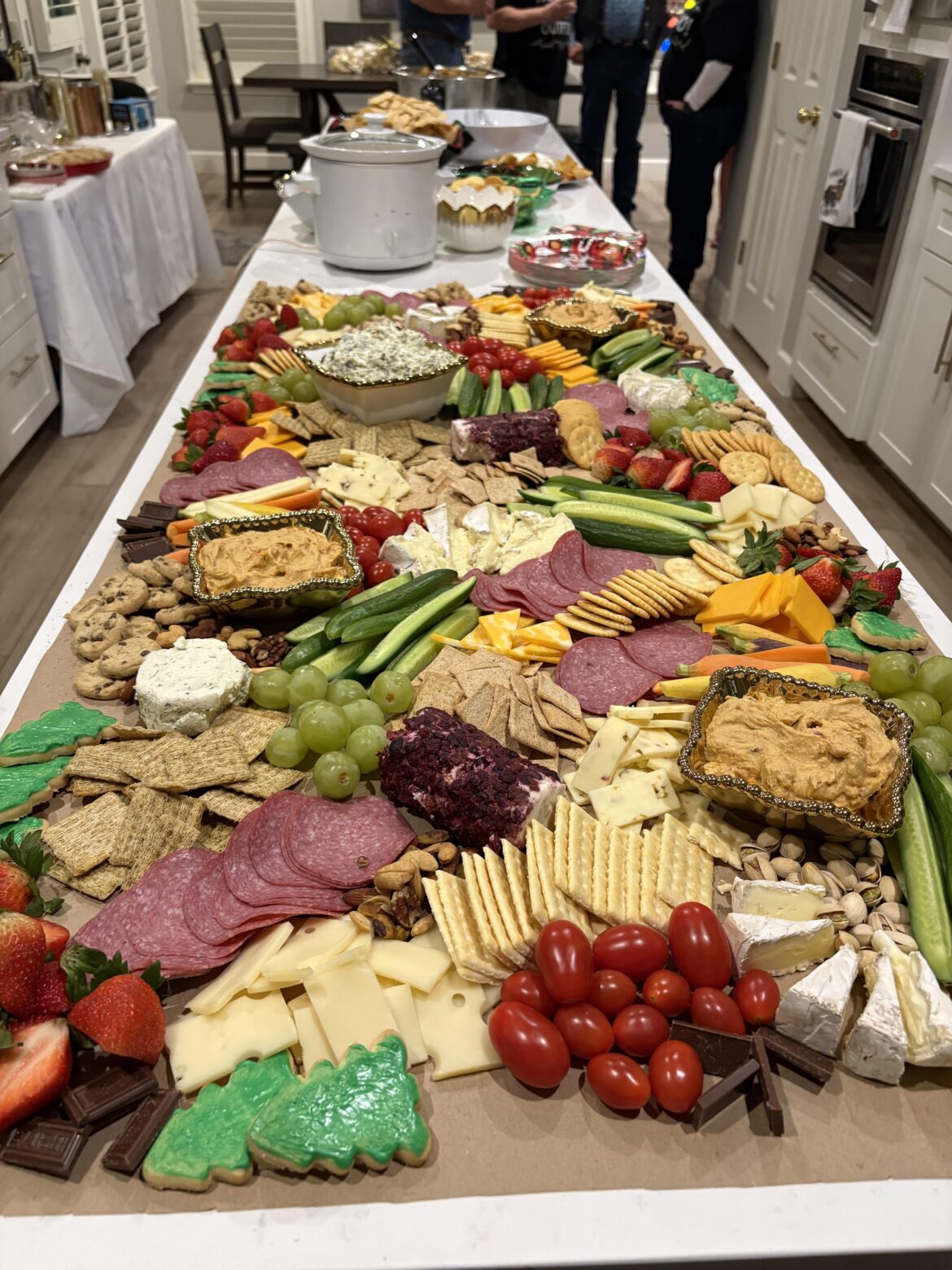 My wife did a pretty darn good job on our Xmas party spread…