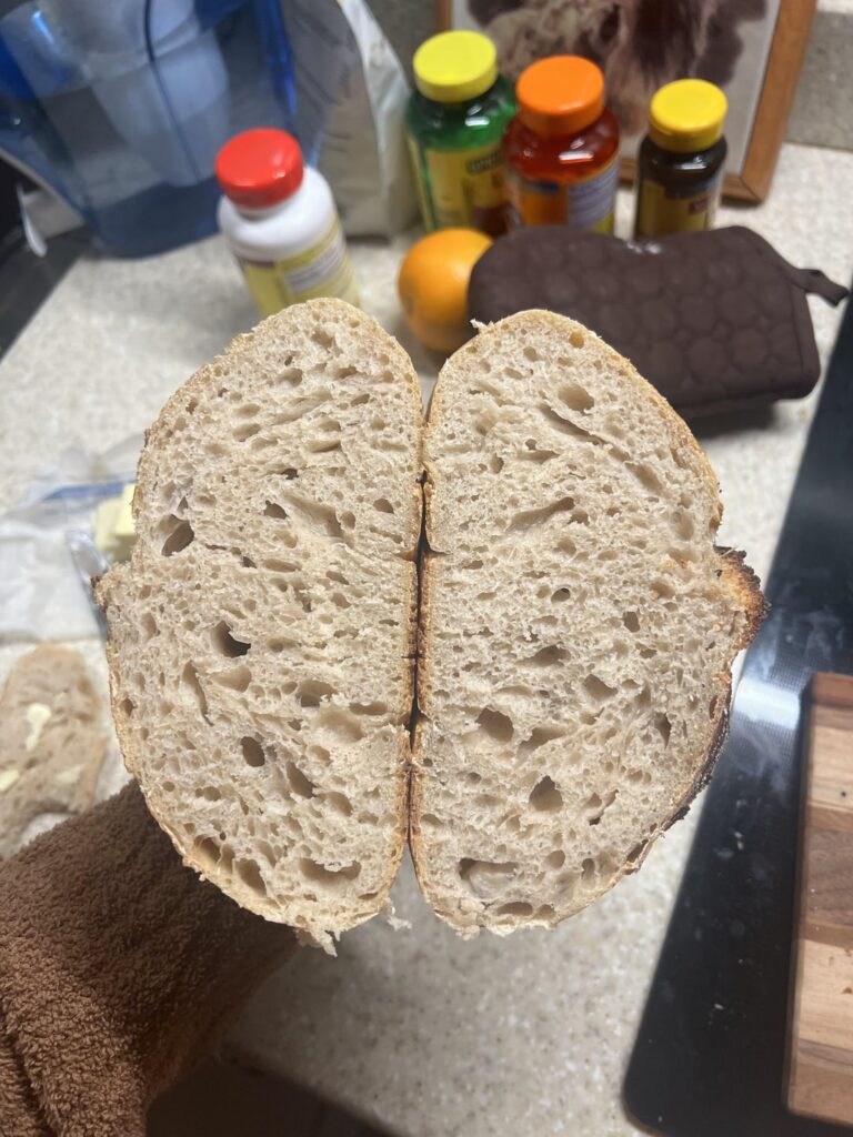 I made a loaf finally !! My first one !