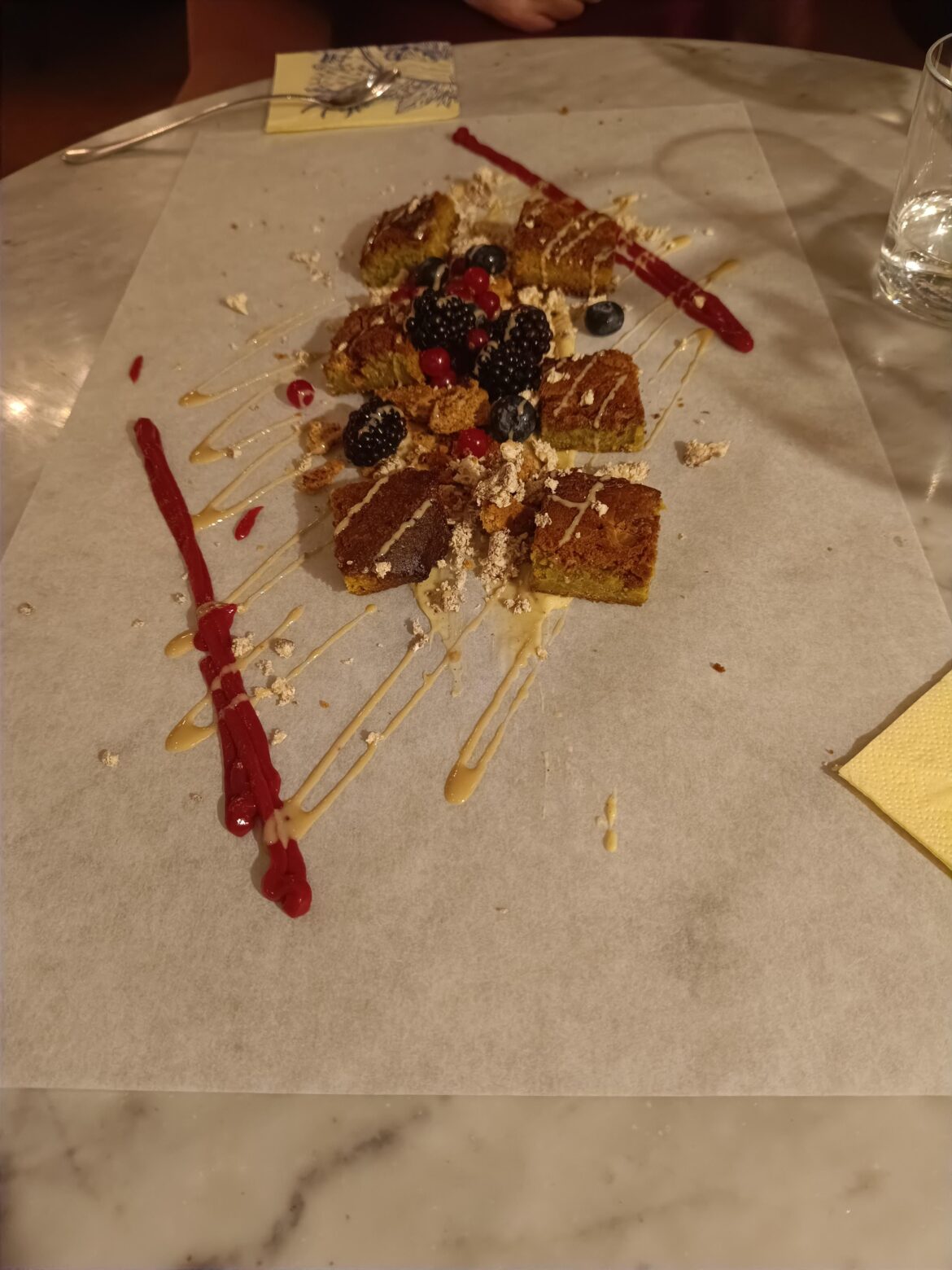 Baking paper is not a plate