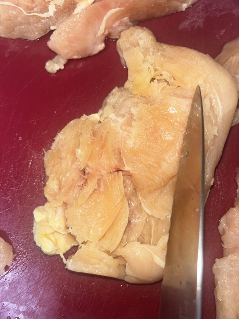 What is in my [chicken] [Raw] [store-bought fry’s ] is this safe?