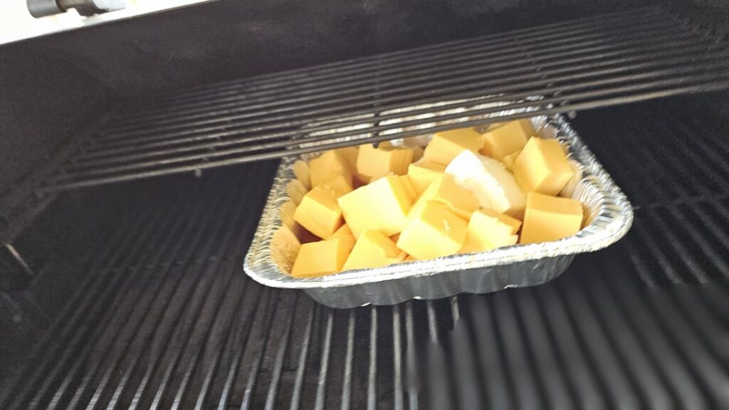 Smoked queso for movie night!