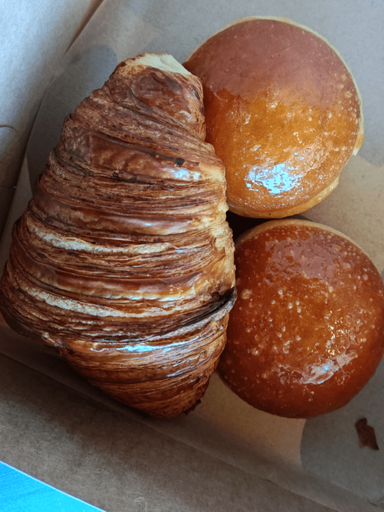 Caramel Doughnuts + a Croissant from Bad Butter!