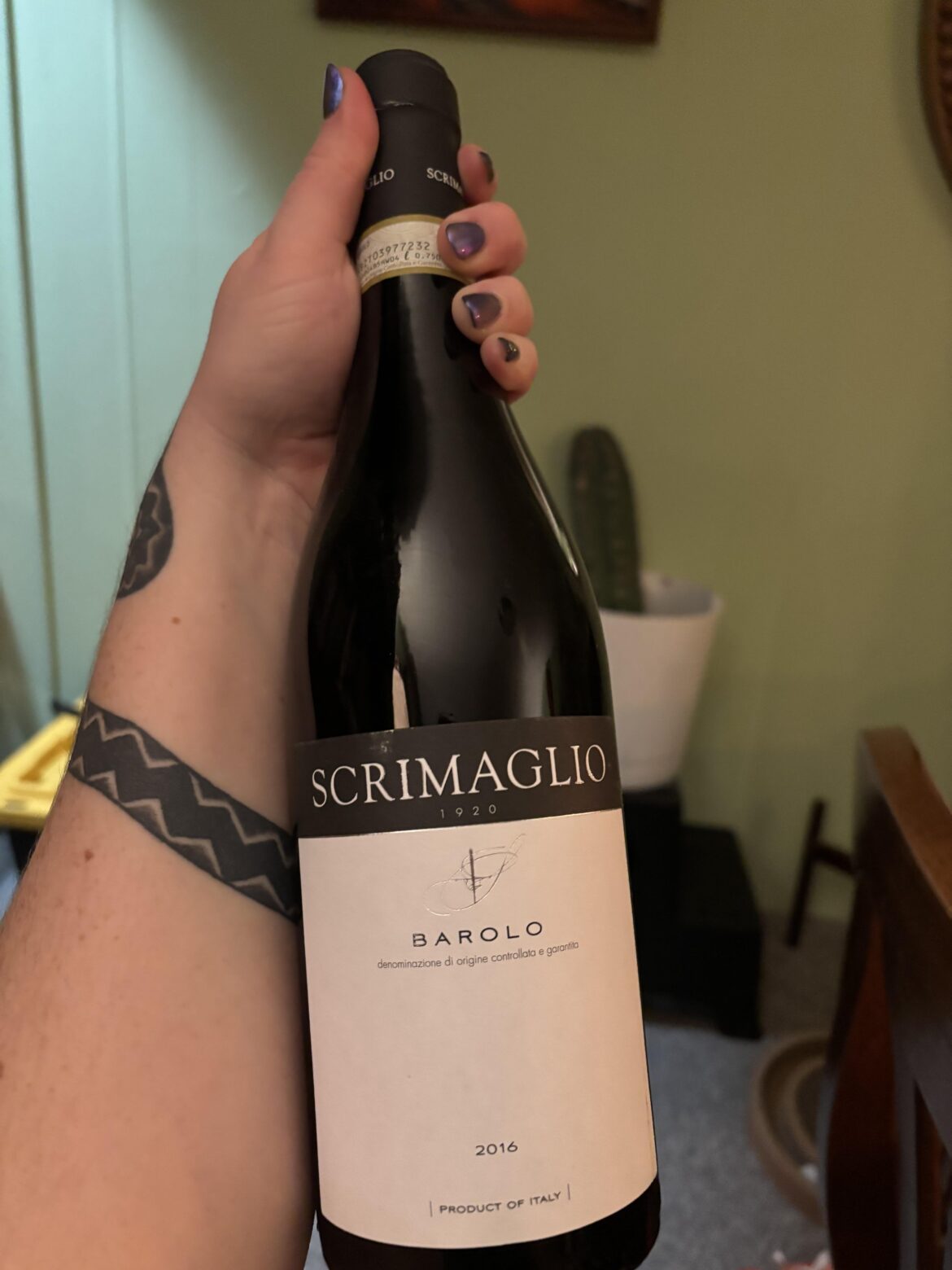 Opinions on when to open this barolo