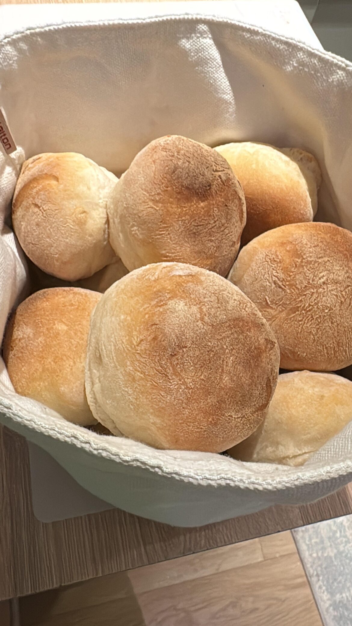 Homemade batch of bread rolls/buns/whatever