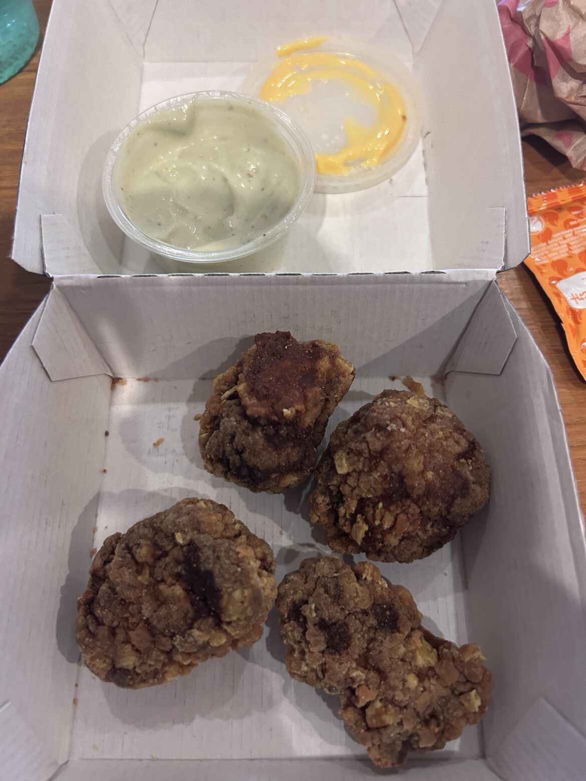 First and last time trying Taco Bell’s garbage ass nuggets.