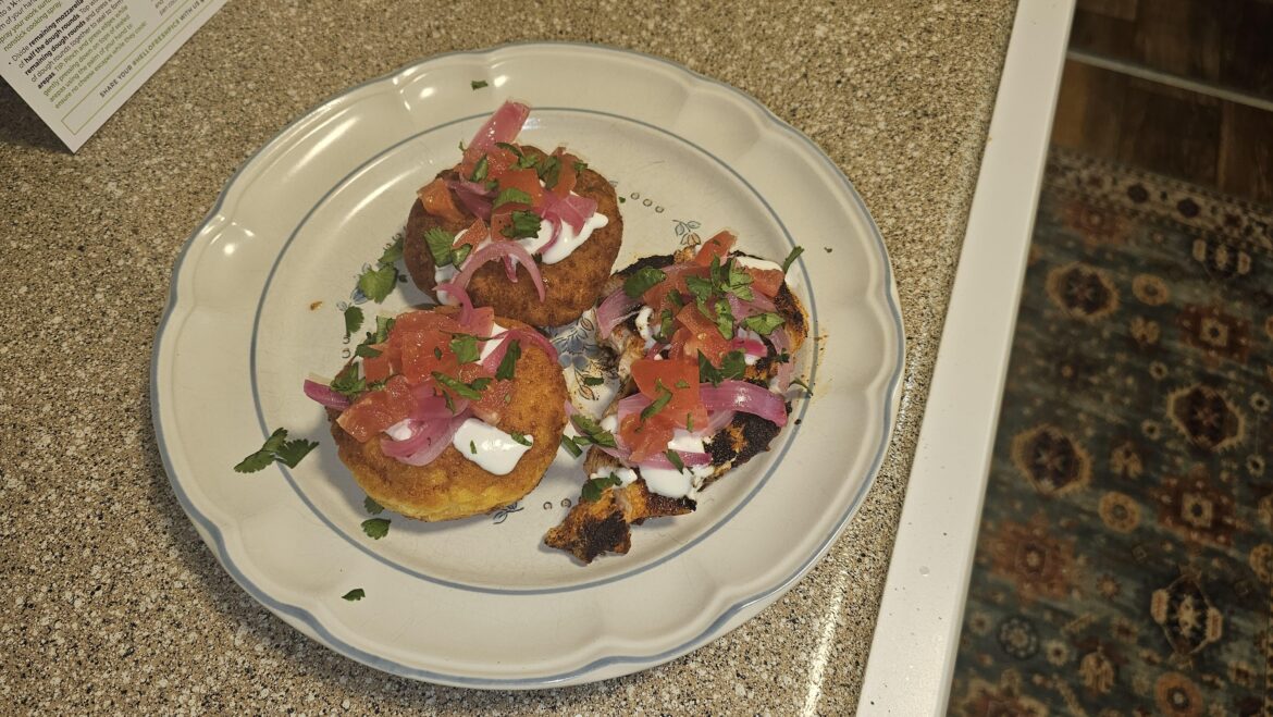 Cantina Chicken and Cheesy Polenta Arepas