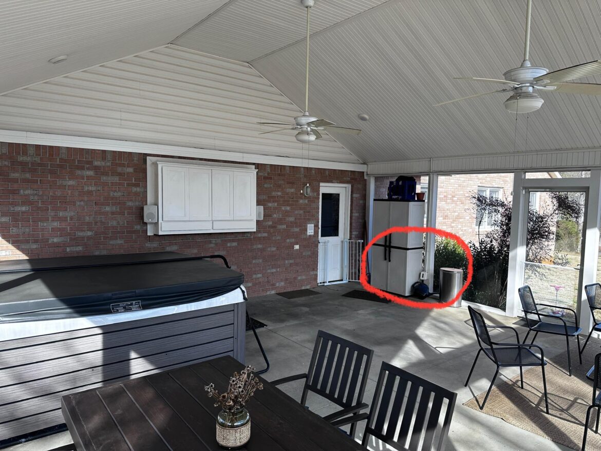 I’m a recent BGE owner, would it be okay to put one in this screened in patio at this location?