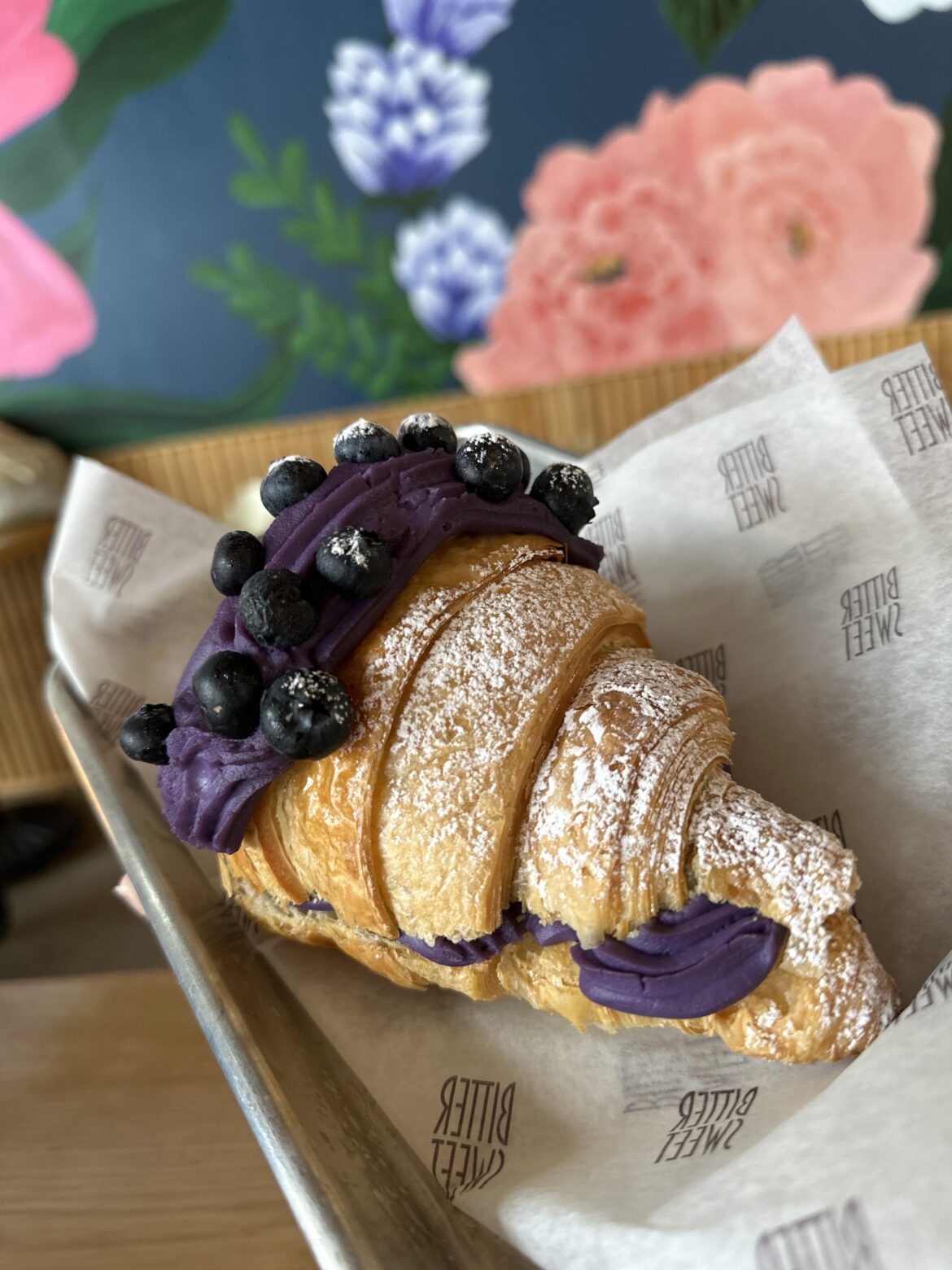 Ube Croissant at Bittersweet Pastry in Pilsen