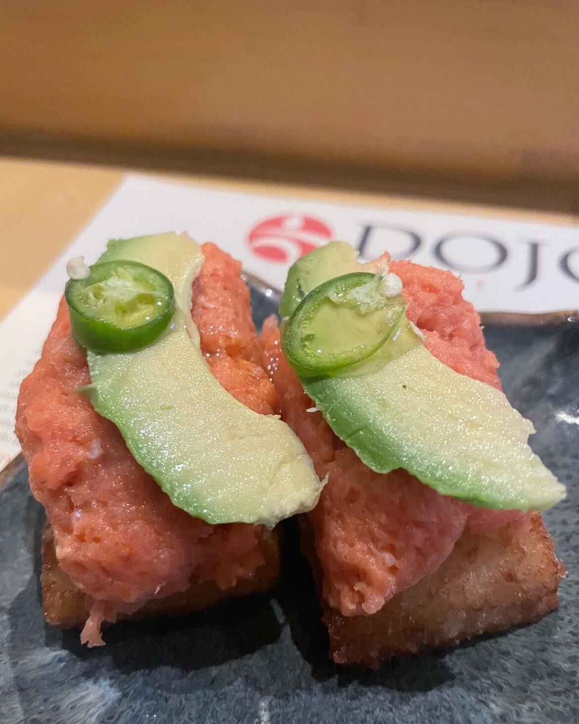 Dojo Sushi has the best Spicy Tuna 😋